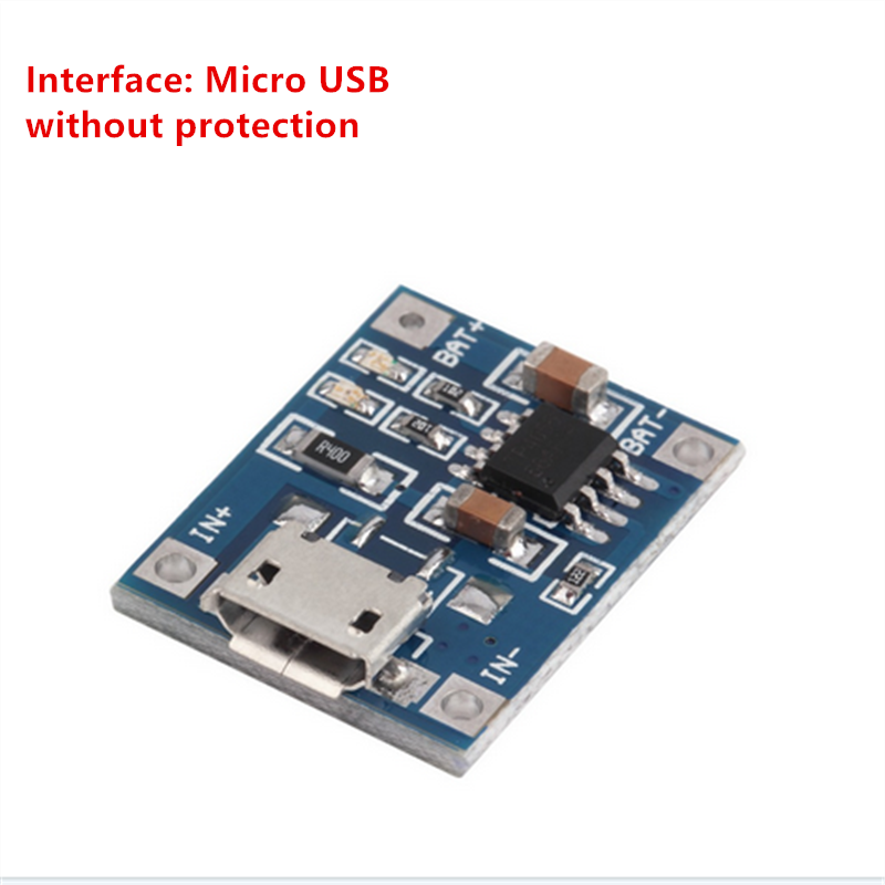 Mini Micro Type-c USB 5V 1A 18650 TP4056 Lithium batteries Charger Module Charging Board With Protection Dual Functions 1A Li-ion