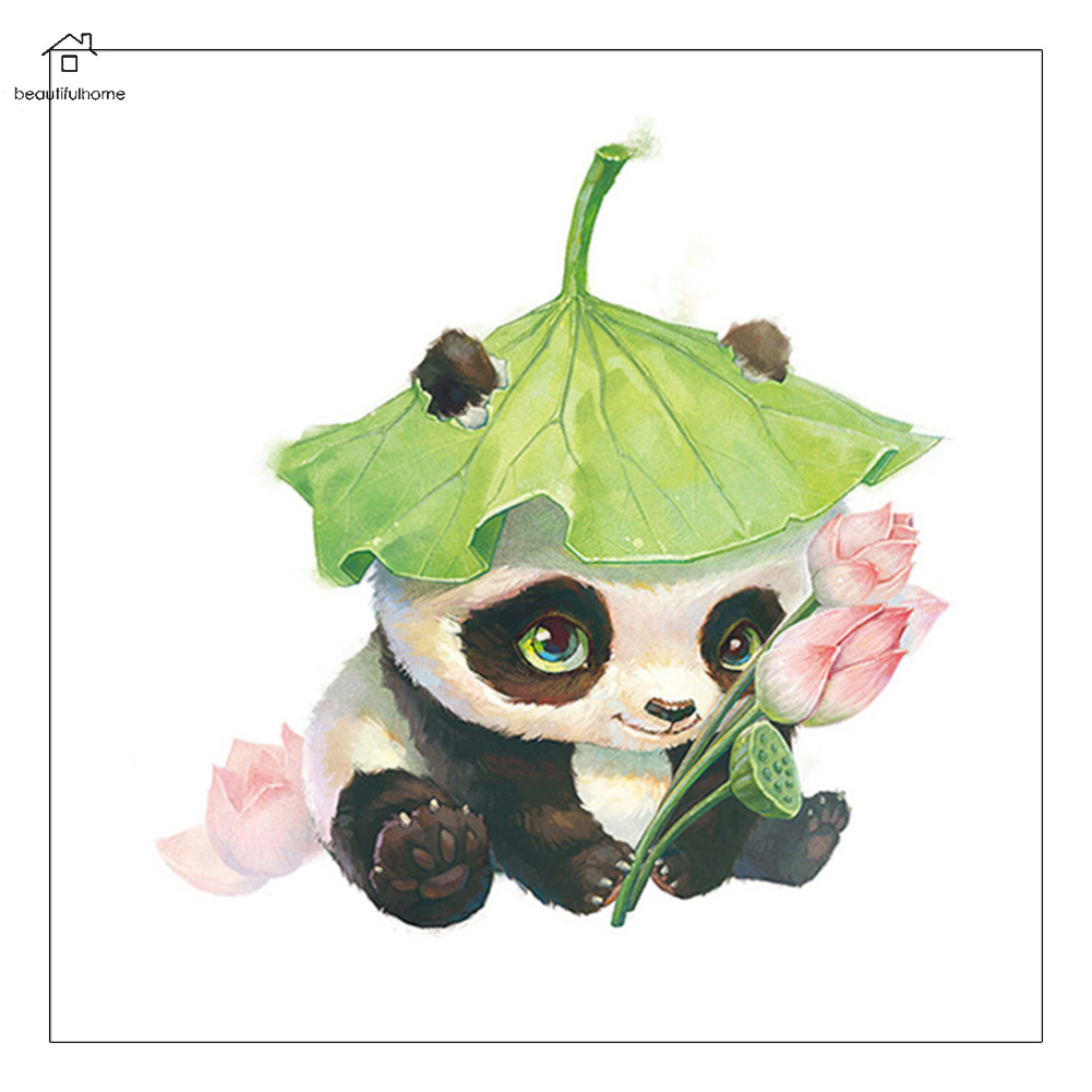 5D DIY Lovely Panda Diamond Painting Embroidery Rhinestone Cross Stitch Kit