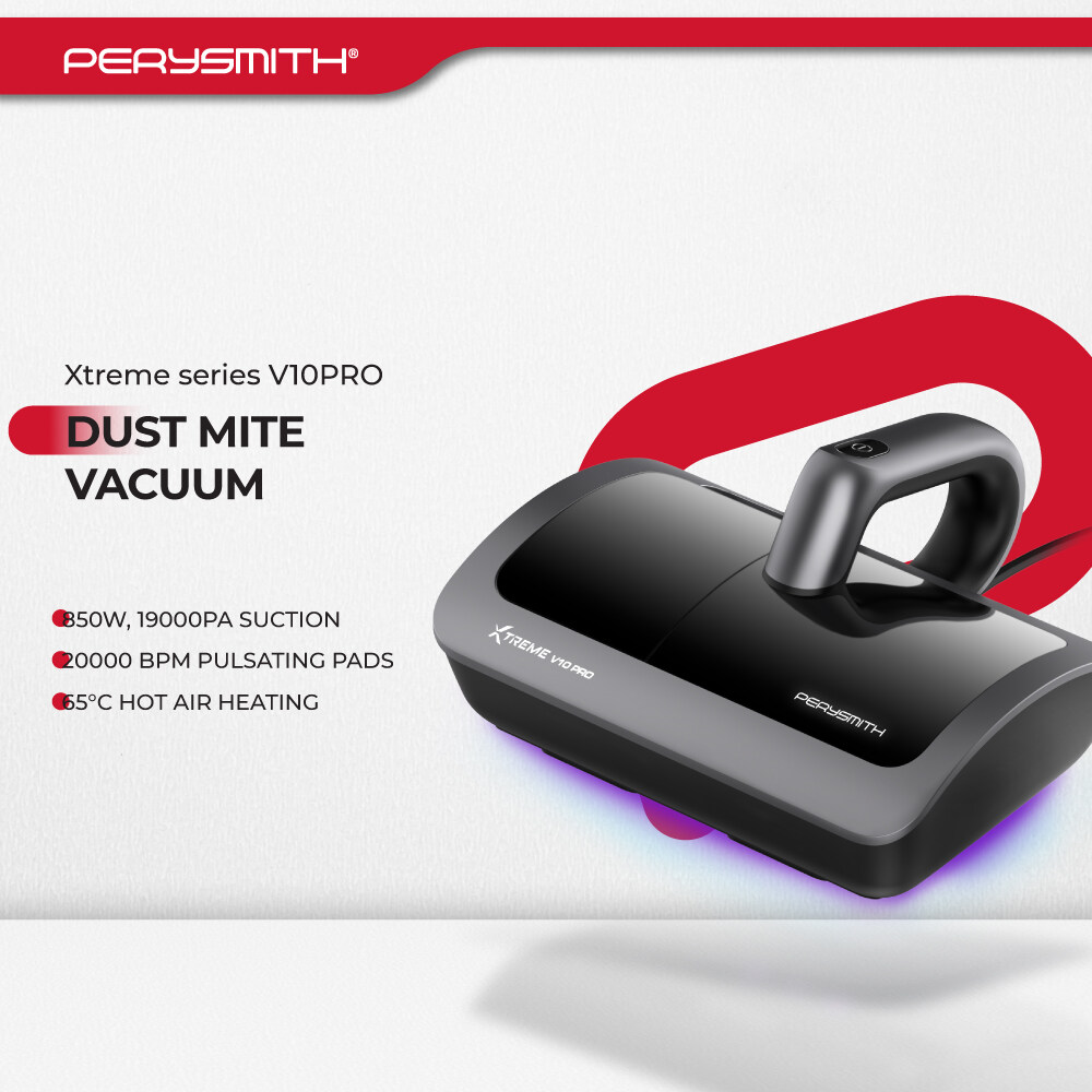 PerySmith 850W Dust Mite Vacuum Cleaner XTREME Series V10 Pro ...