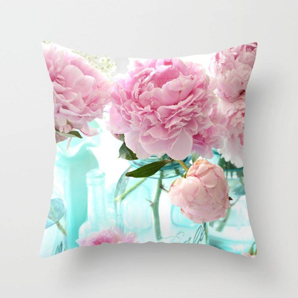 Print Folwer Sofa Car Home Decor Pillow Covers Throw Pillowcase Home Décor