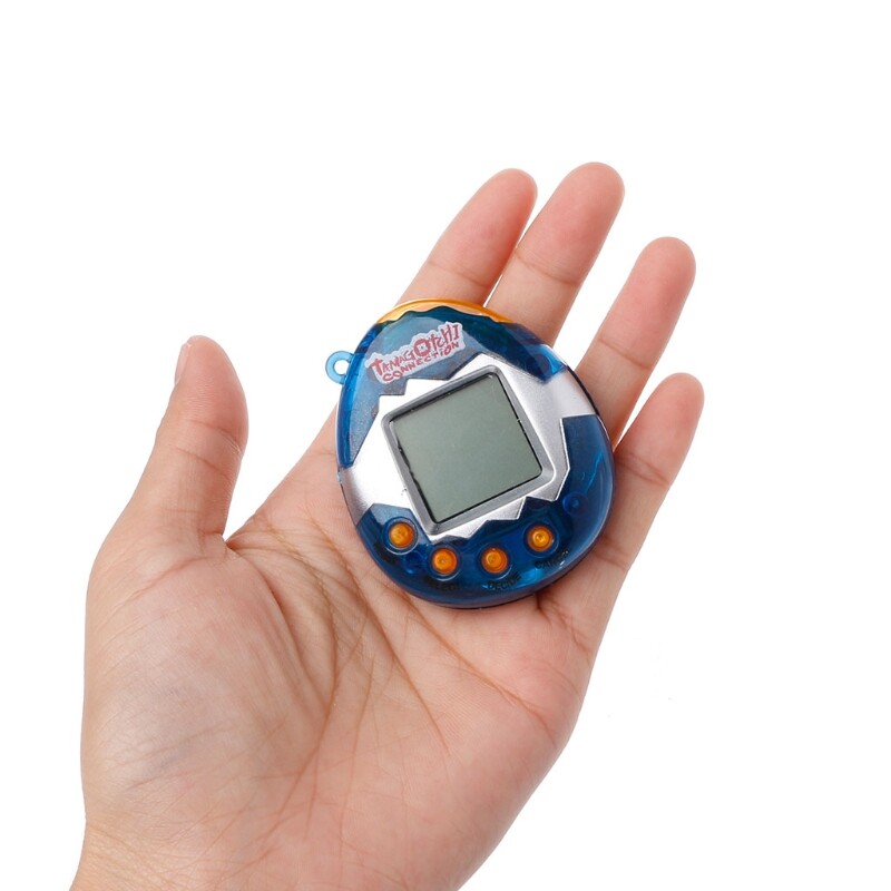 1 Máy Chơi Game Điện Tử Cầm Tay Kỹ Thuật Số Ảo LCD Cho Thú Cưng Đồ Chơi Với Dây Buộc