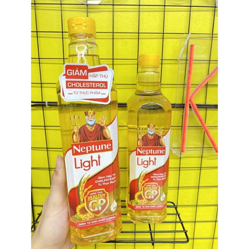 Dầu Ăn Thượng Hạng Neptune Light Chai 1 Lít