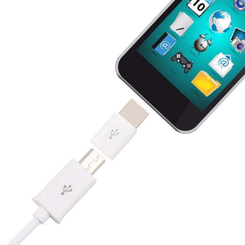 【Dữ Liệu Alien 】 2 Bộ Chuyển Đổi Dữ Liệu USB Micro USB Sang USB 3.1 Type-C