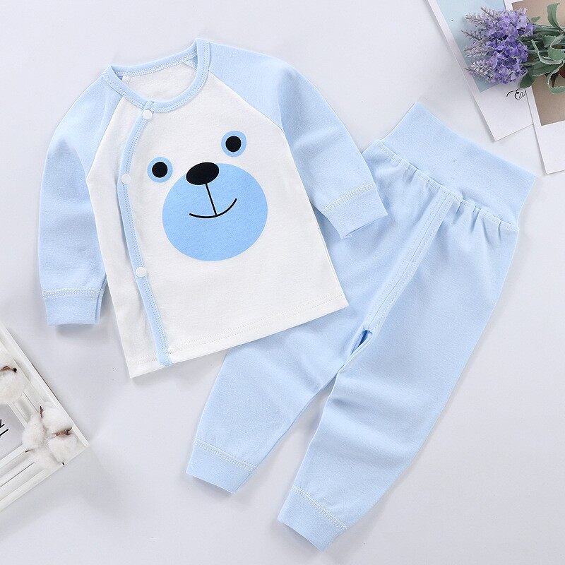 I Love Daddy&Mummy 100% Cotton Boys Girls Clothing Suit Set Children Clothes+Trousers Long Sleeve Set Autumn Children's Underwear Bodysuit