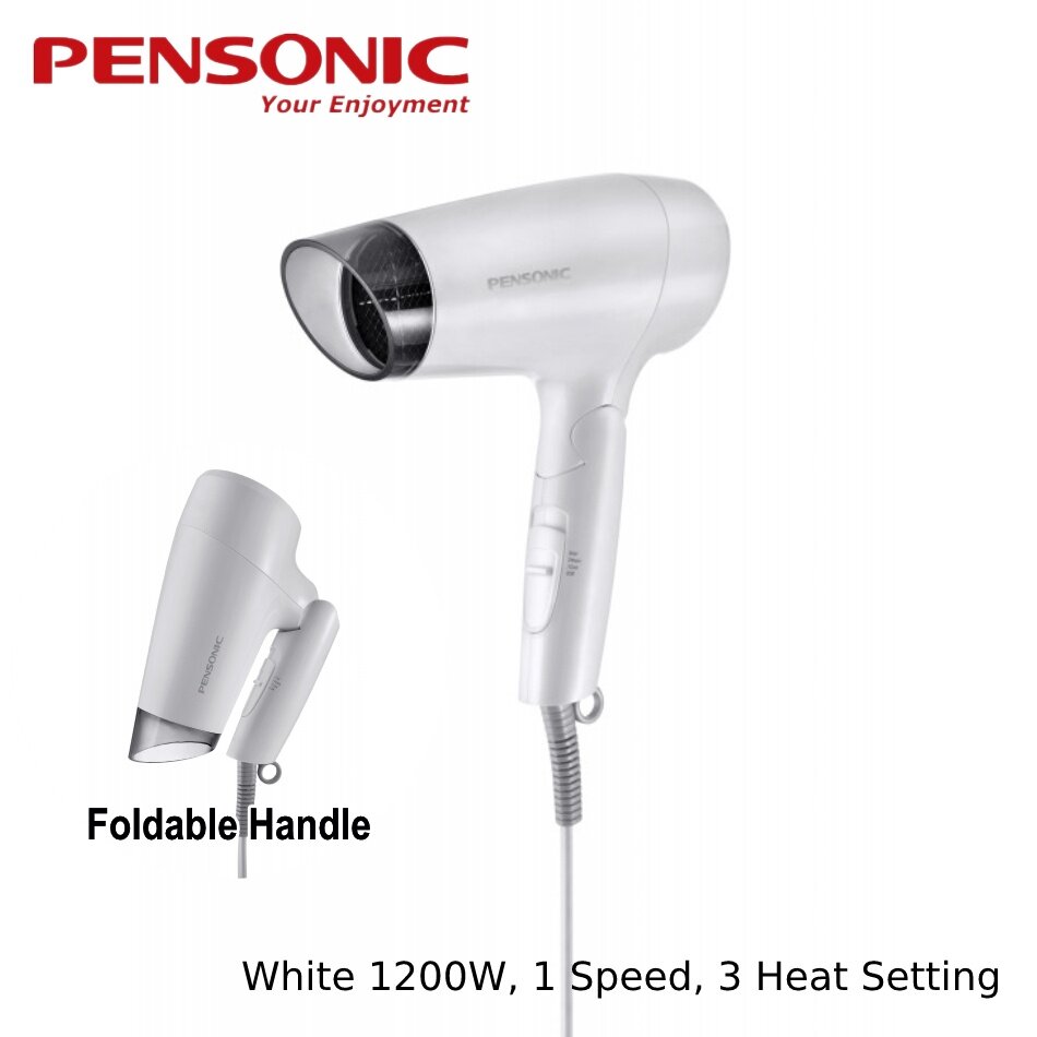 Pensonic Hair Dryer Phd 1203f White Lazada 3693