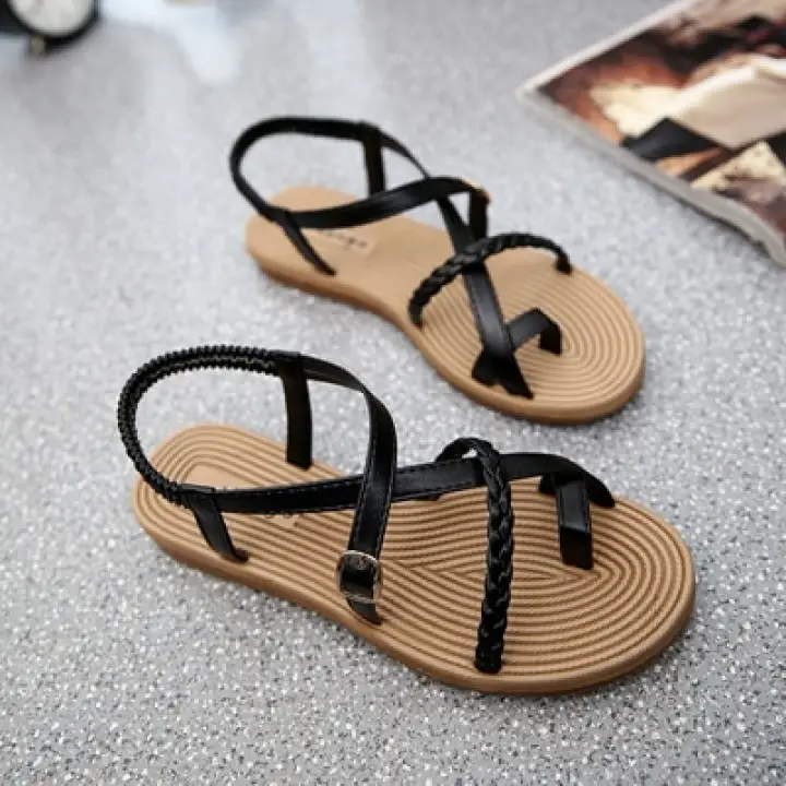 elastic beach sandals