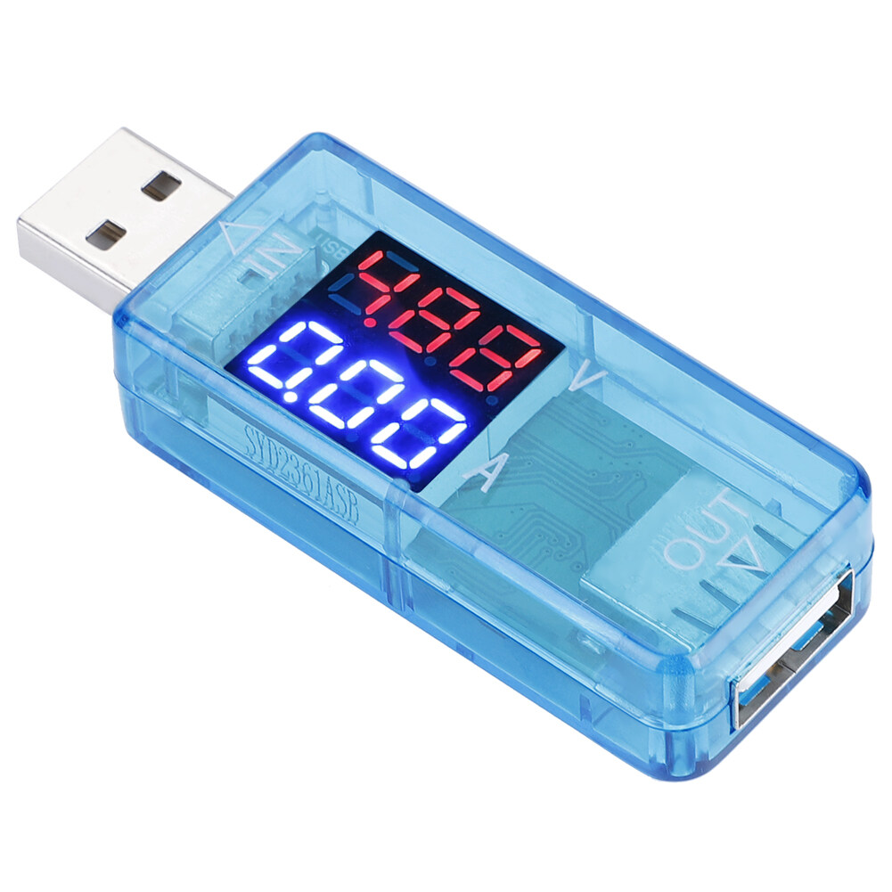 USB Color LCD Voltmeter Ammeter Current Meter Multimeter Charger USB ...