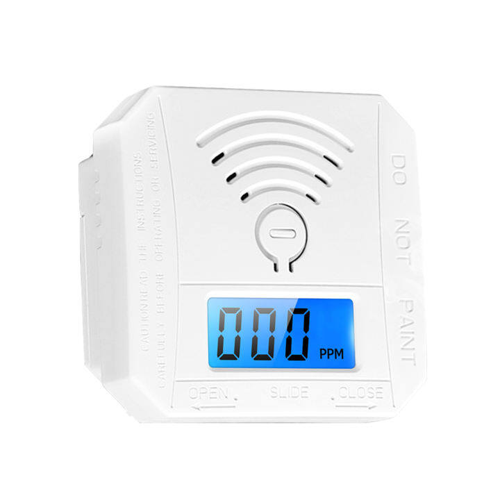 Carbon Monoxide Detector Alarm Mini Co Detector Alarm Sensor With Digital Display Battery Operated For House Bedroom Living Room Lazada