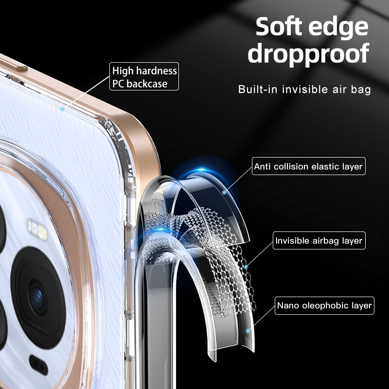 For Huawei Honor Magic 6 Pro 6Pro Case Transparent Cover
