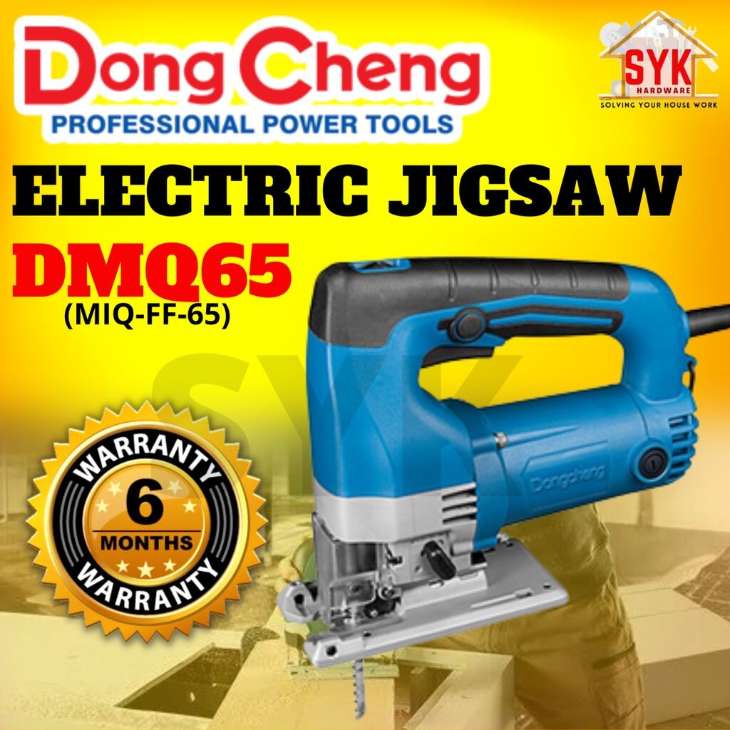 SYK Dongcheng DMQ65 600W Electric Jigsaw Wood Cutting Machine Mesin