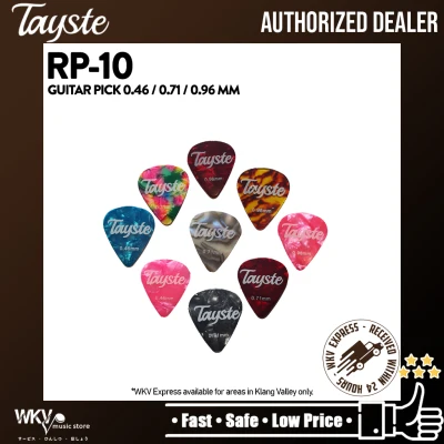 Tayste Guitar Pick Thin 0.46mm/ 0.71mm /0.96mm Acoustic Electric Guitar Picks Accessories/ Gitar Pick/ Spectrum/ Petik Guitar