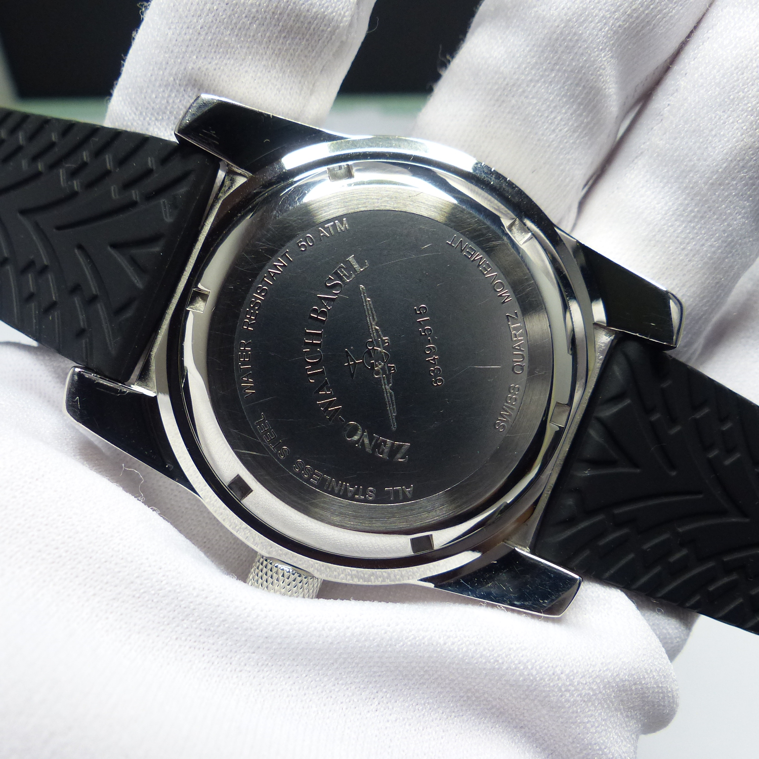 Zeno watch basel Airplane Diver Quartz watch Ref. 6349 - 515 Black