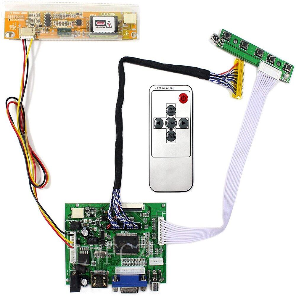 Kit for LP141WX3-TLN1  TV+HDMI+VGA+USB LCD LED screen Controller Driver Board 