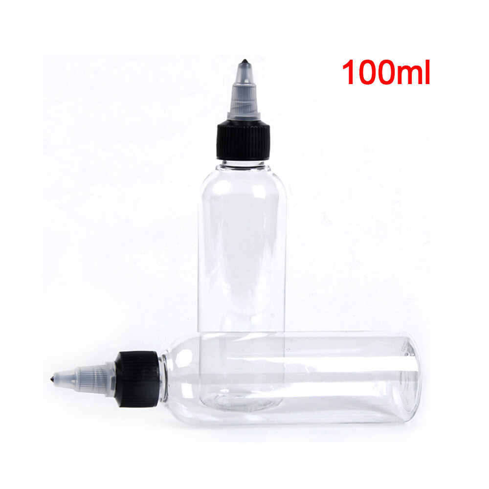 For Kitchen Home Round Squeeze Bottles Household Dispensing Bottles Top Cap With Twist Plastic Squeeze Bottles