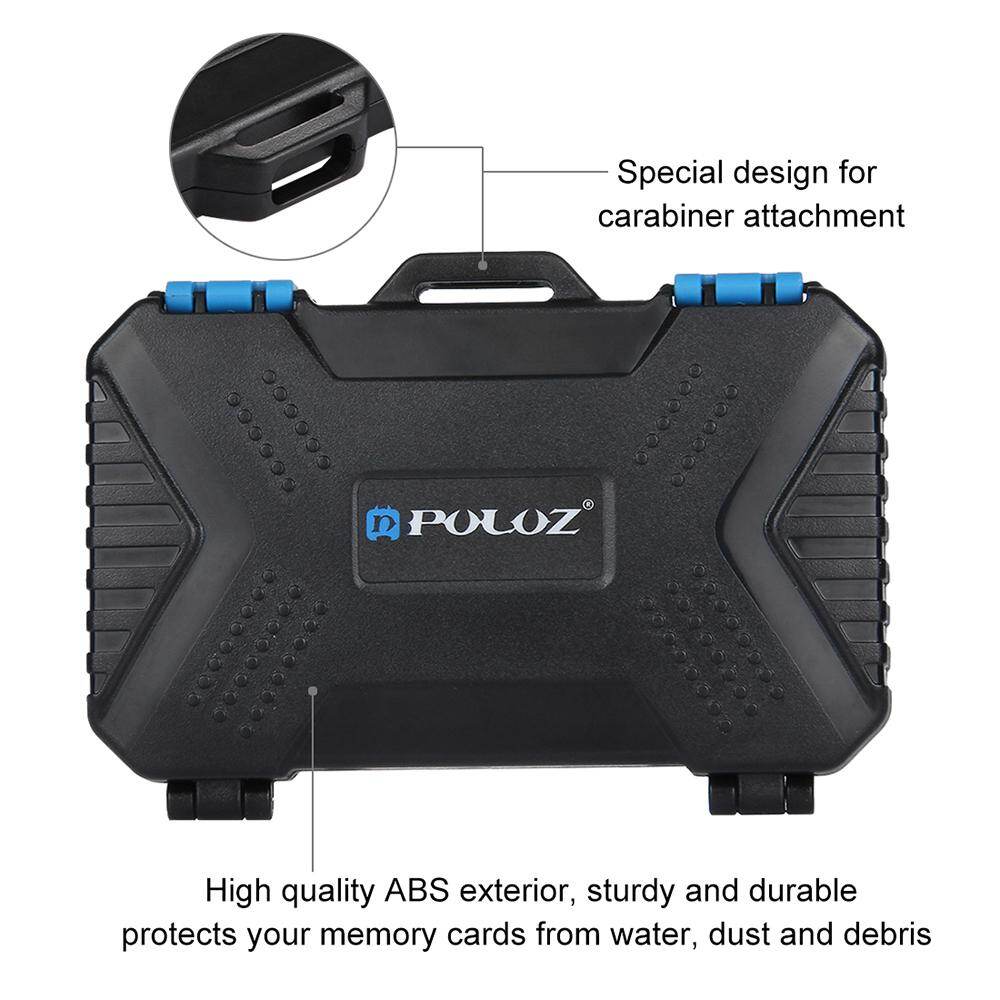 PULUZ  Waterproof Memory Card Reader Storage Box  for USB SD CF TF Reader SIM Cards Protector Case Holder for Tablet Computer Notebook & Android Smartphones PU5002