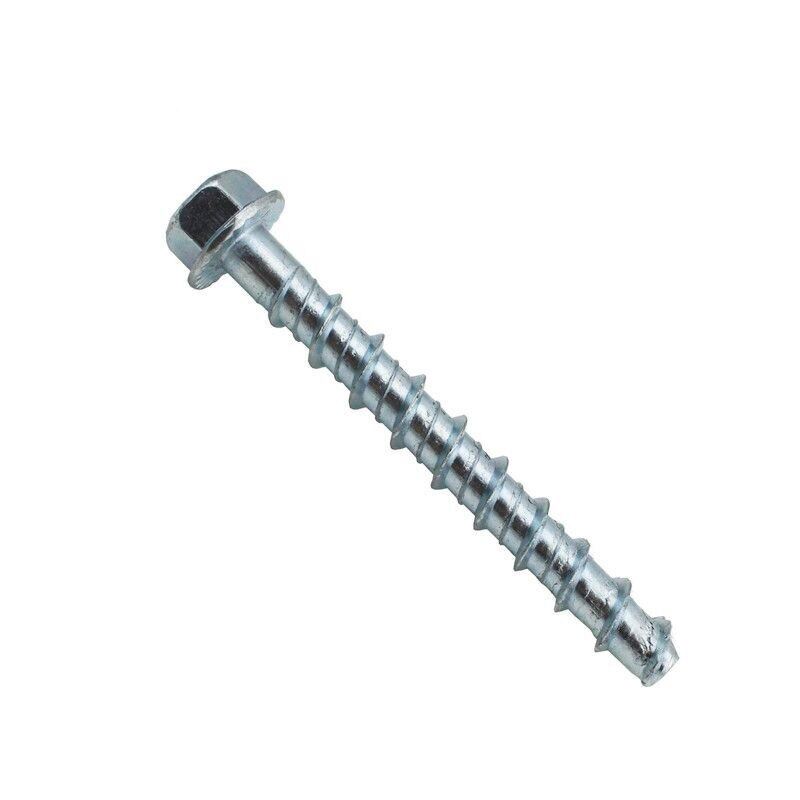 Concrete Self-Cutting Anchor Bolt Hexagonal Flange Head Concrete Thread Self-Cutting Anchor Bolt Self-Tapping Expansion Screw