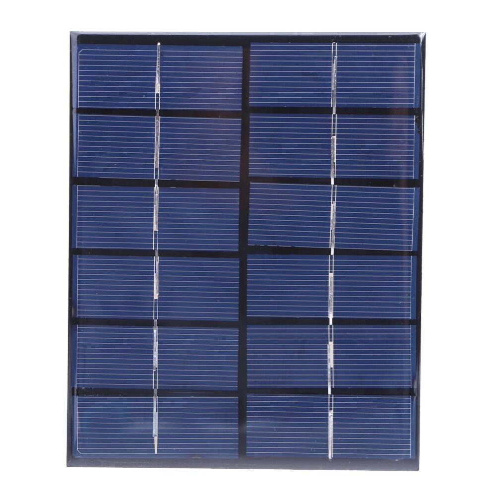 Tấm Năng Lượng Mặt Trời Polysilicon 2W 6V 330mA Tiện Dụng Bộ Pin Tự Làm