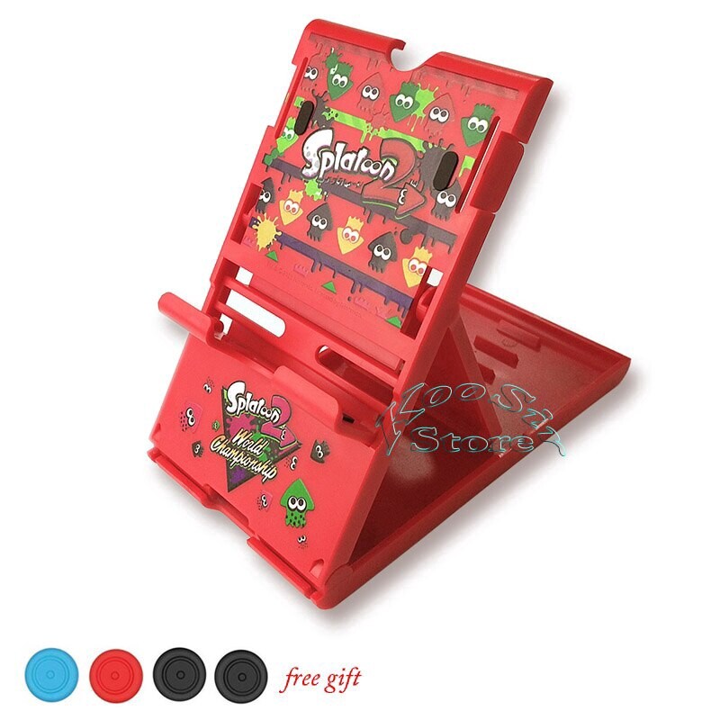 Animal Crossing Theme Adjustable Foldable ABS Play Stand for Nintendo Switch & Lite Game Console Controller Bracket Holder