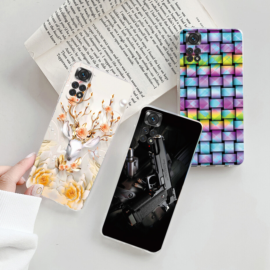 For Xiaomi Redmi Note 11 / Redmi Note 11S 4G Phone Case Soft Silicone Cute Cover For Redmi Note11 Note11S Caing