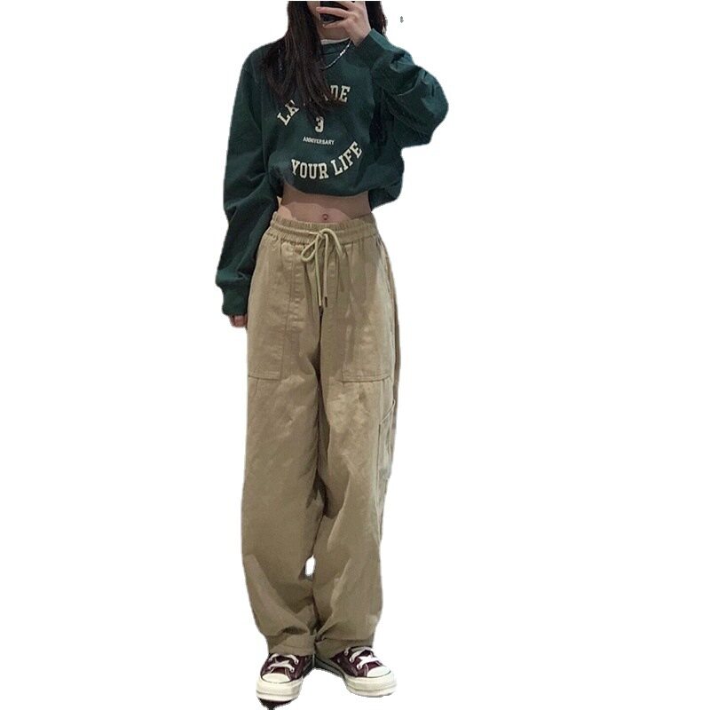 Women's Spring and Autumn Loose Thin Pants