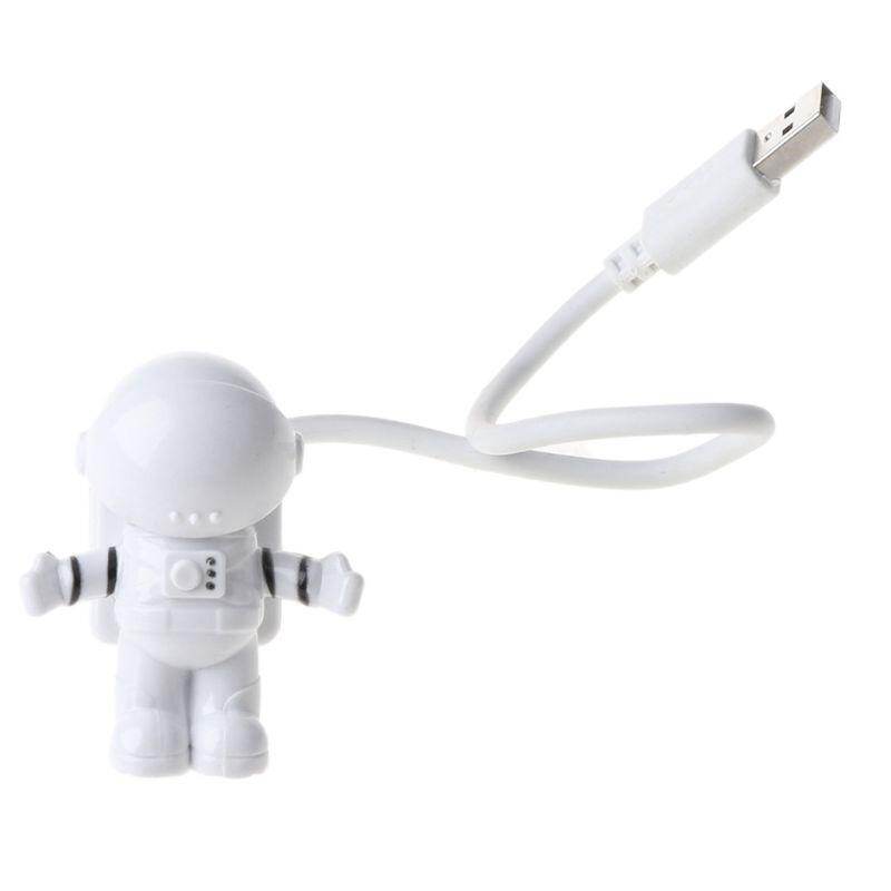 Creative Spaceman Astronaut LED Flexible USB Light Night Light for Kids Toy Laptop PC Notebook