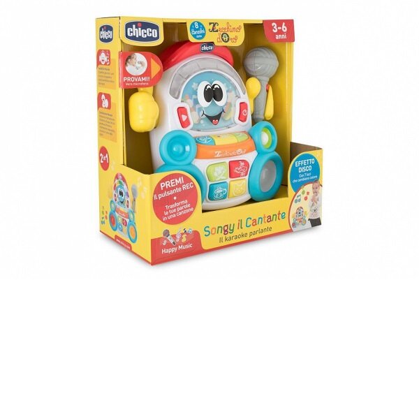 Chicco Songy The Singer Mini Singer For Kids Led Lights With Disco