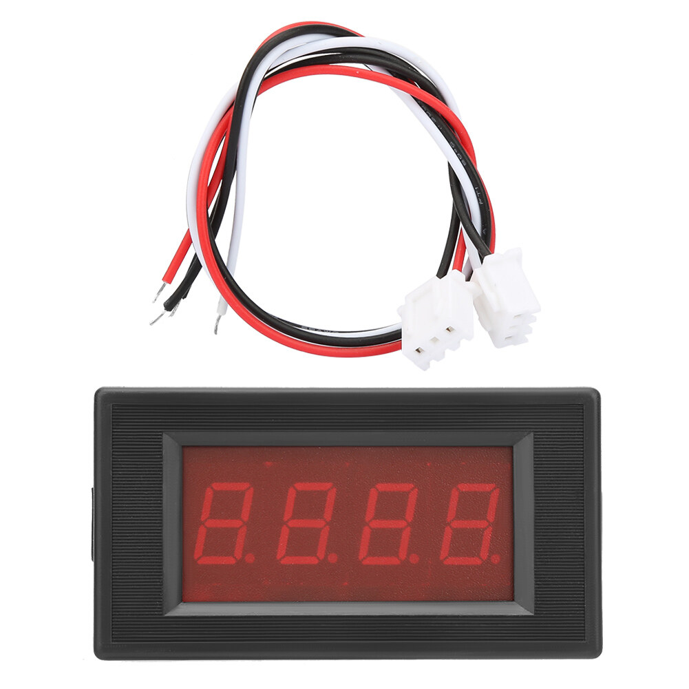 Bảng điều khiển kỹ thuật số Meter Dễ dàng cài đặt vôn kế nhôm Màn hình LED nhựa nhẹ cho DC điện áp đồ gia dụng