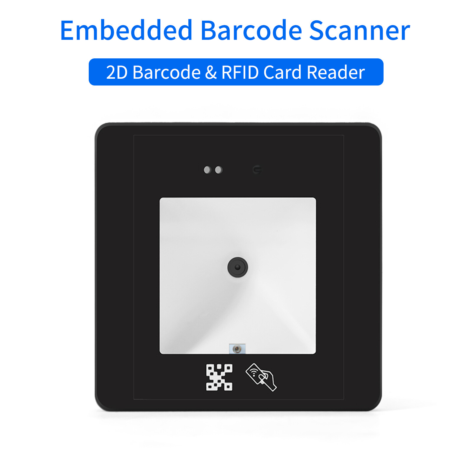 KKmoon Embedded Barcode Scanner Wired Scanning Module RFID Card Reader High Speed Barcode USB Connect for 1D 2D QR Code for Supermarket Warehouse Retail Store Mobile Payment Access Control