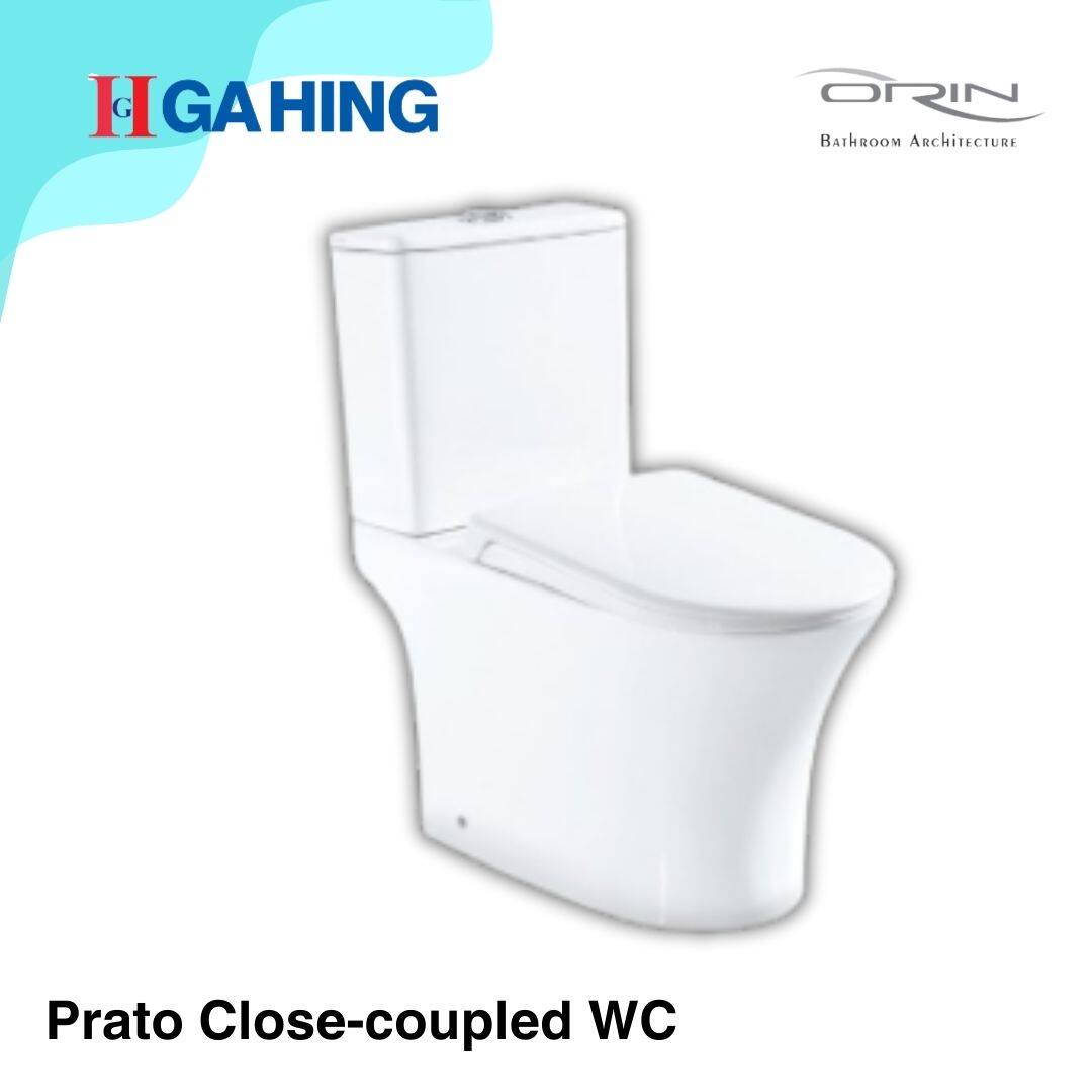Orin Prato Rimless Closecoupled WC /Jamban Tandas/ Jamban bilik air