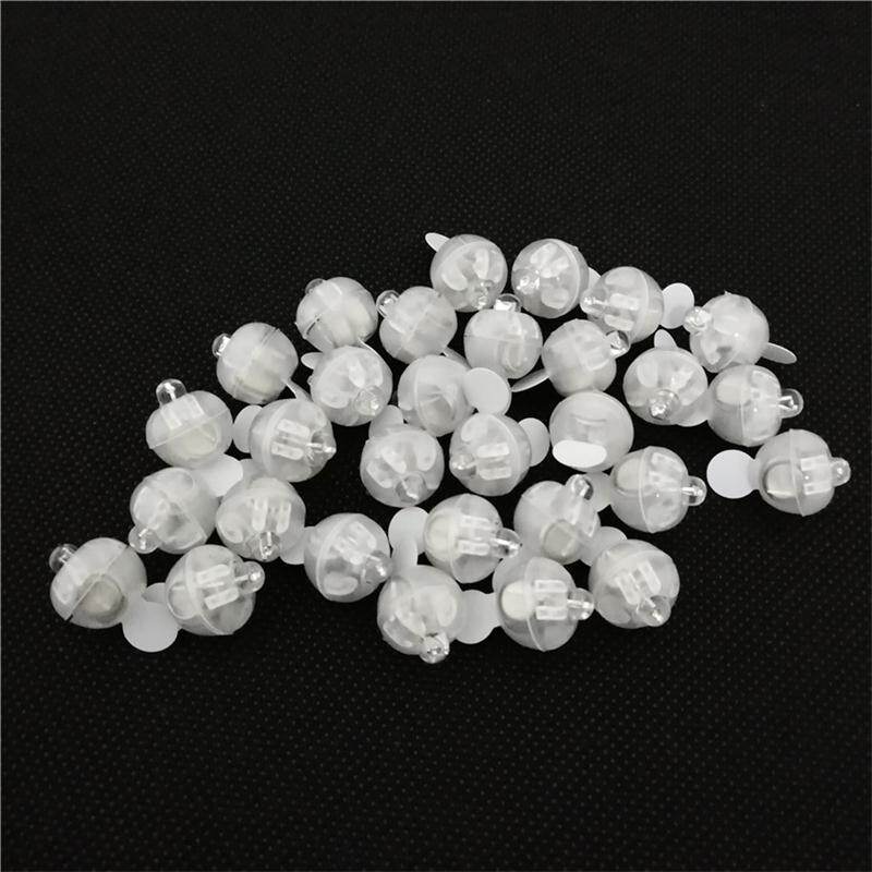 10PCS LED Balloon Light Mini Round Balls Lights, Waterproof Tiny Led Light Long Standby Time Lights for Balloon Paper Lantern Festival Birthday Party Wedding