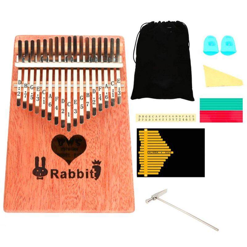 Hot Sale 17 Key Kalimba Mahogany Thumb Piano Beginner Wooden Finger Piano Mini Keyboard Malaysia