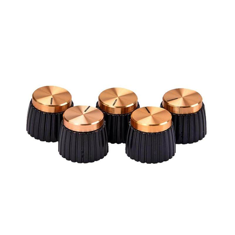 Baoblade 5 Pieces Guitar AMP Amplifier Knobs with Gold Cap Malaysia