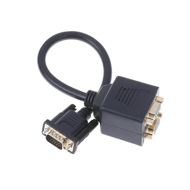 Bảng giá VGA 1 đực Dual VGA Nữ adapter chuyển đổi bộ chia Y cáp mạ vàng Phong Vũ