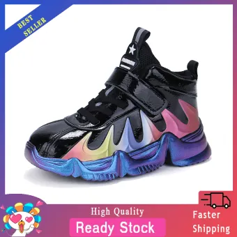 colorful running sneakers