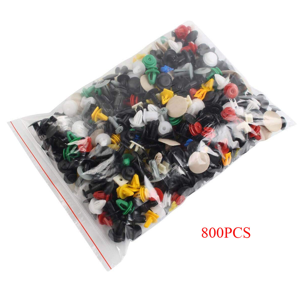 Car Fastener Bumper Mixed Rust Proof Plastic Quick Installation Wear Resistant Door Liner Clips for Door Trim Clips for Fender Clips