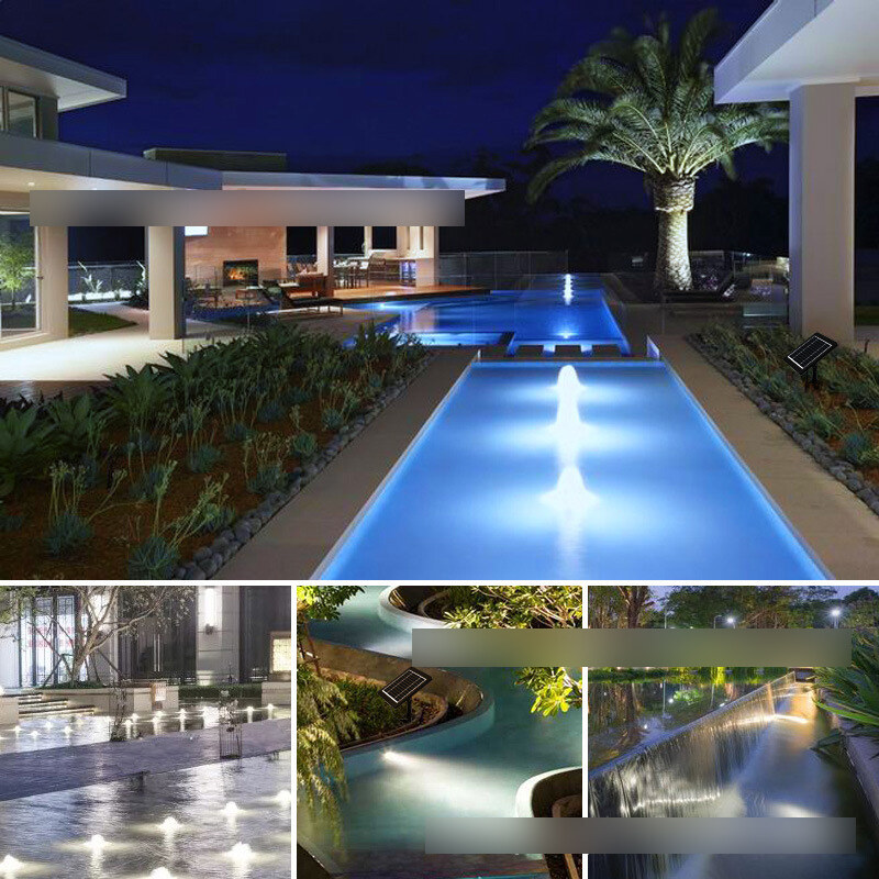 B&B Led Solar Light Projection Light Spotlight Outdoor Decorative Lighting Colorful Intelligent Light Control