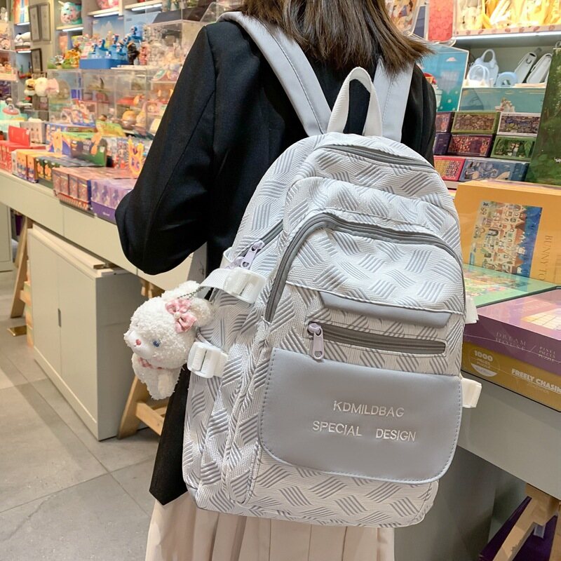 IQANGEL middle and high school students' high-value small fresh backpack