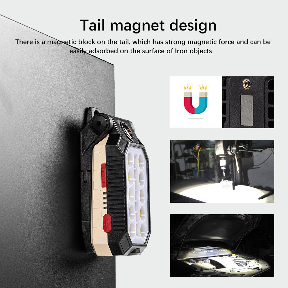 Cuguu COB LED flashlight outdoor work light rechargeable flashlight torch waterproof super bright original flashlight