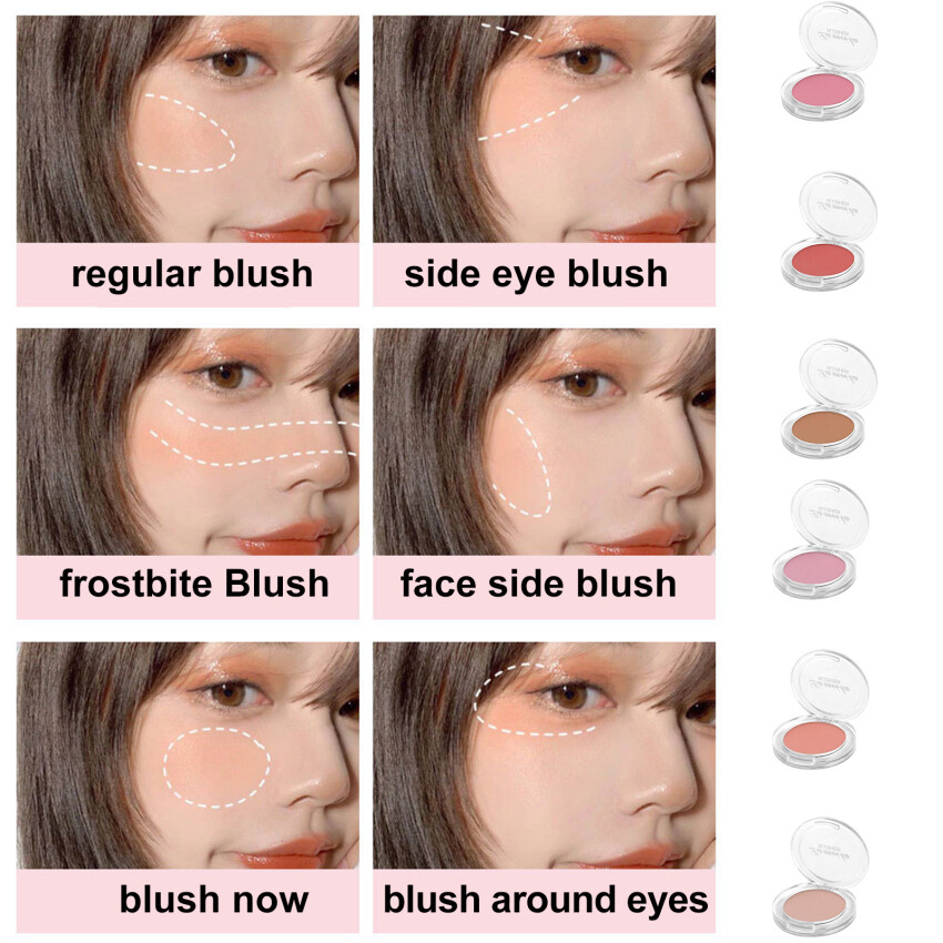 Monochrome Blush Palette Cheek Natural Makeup Blush