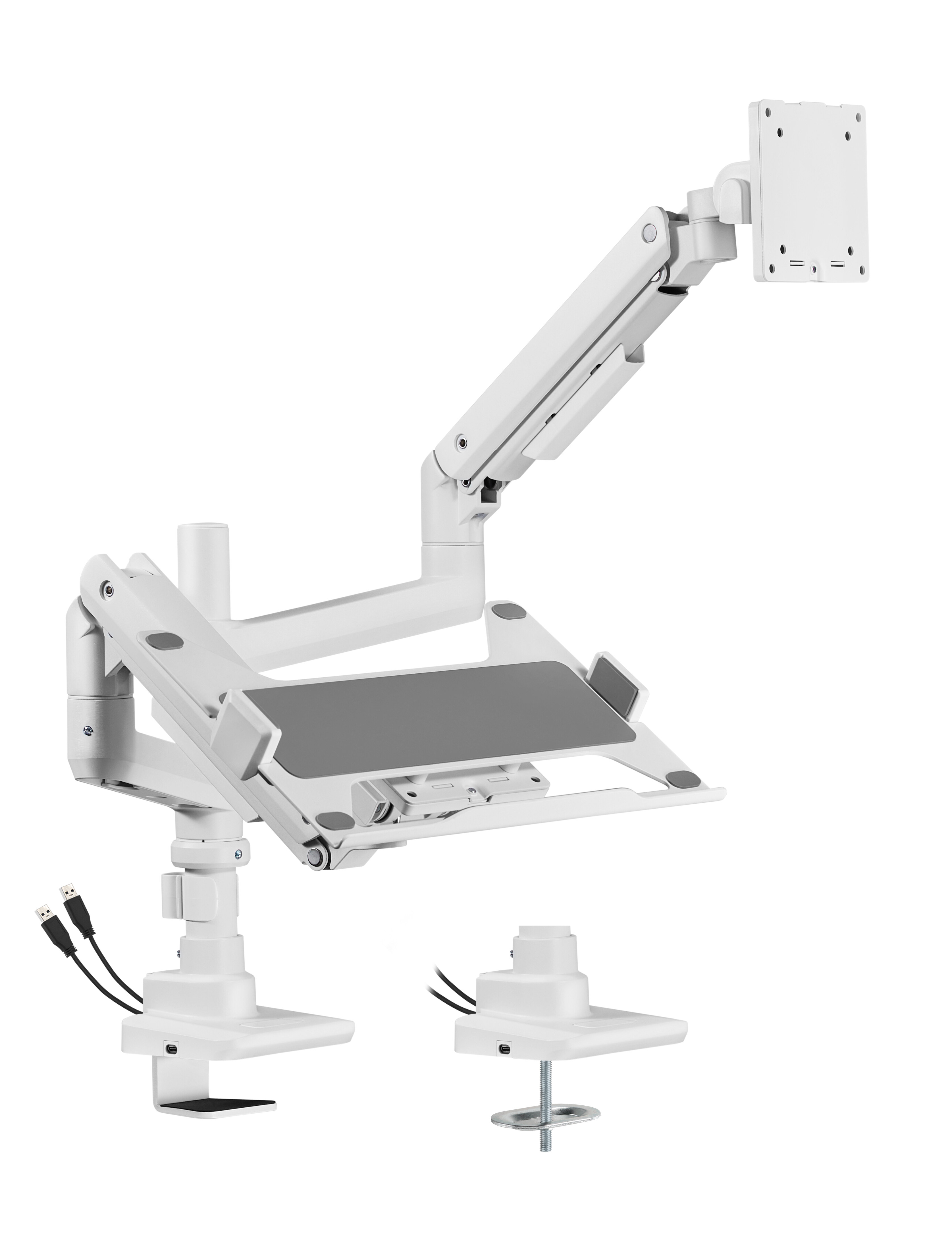 the Aryl™ Fabulous PoleMounted HeavyDuty Gas Spring Monitor Arm With