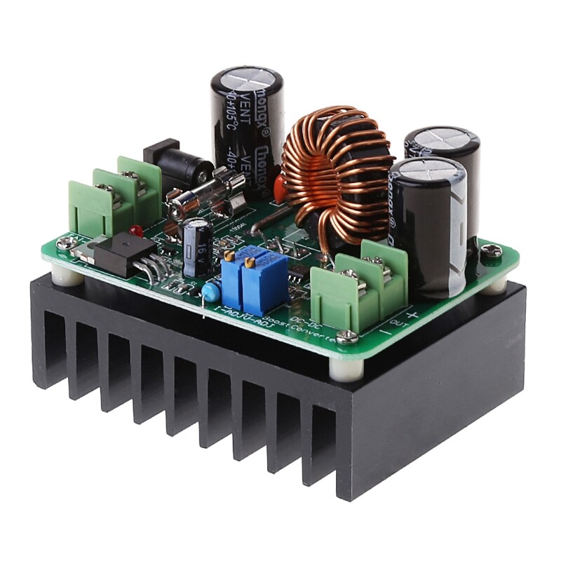 Dc 10v-60v to 12v 24v 36v 48v 80v 10a/600w converter step-up module power supply