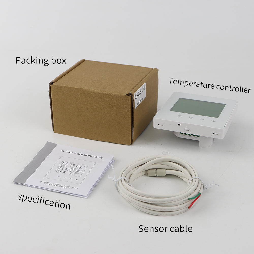 Bộ điều nhiệt WiFi thông minh Tuya Bộ điều khiển nhiệt độ sưởi ấm sàn điện 16A Hoạt động với Alexa Google Alice