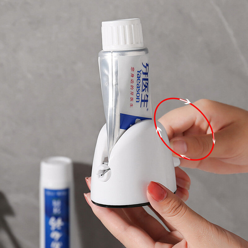 1 Cái Phụ Kiện Phòng Tắm Mới Kem Đánh Răng Ép Kem Đánh Răng Dispenser Ống Ép Sữa Rửa Mặt Báo Chí Cán Chủ Cho Trẻ Em