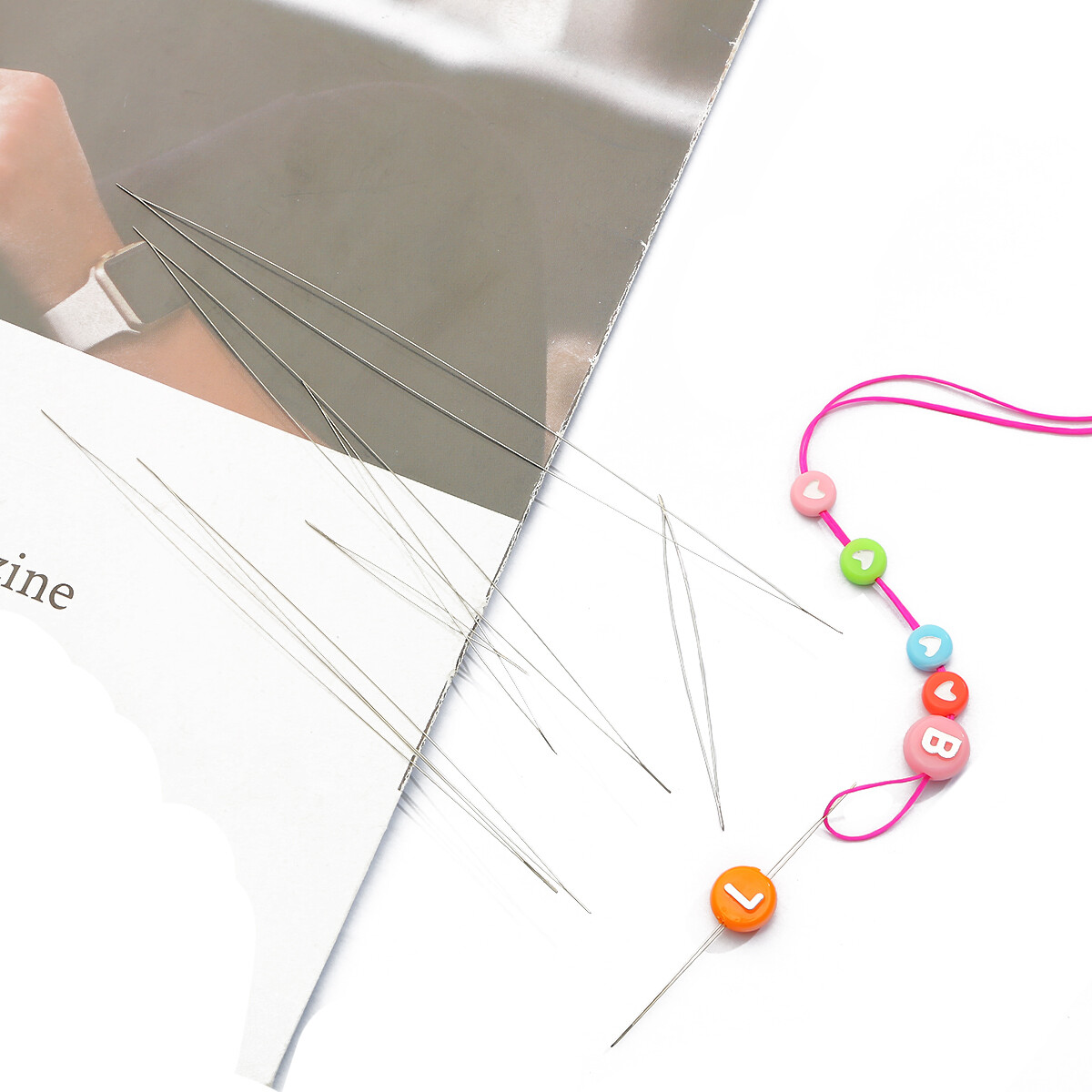 5 Cái Kim Phay Cong Mở Bằng Thép Không Gỉ Ghim Để Xâu Chuỗi Hạt Dây Rút Dễ Dàng Tự Làm Đồ Trang Sức