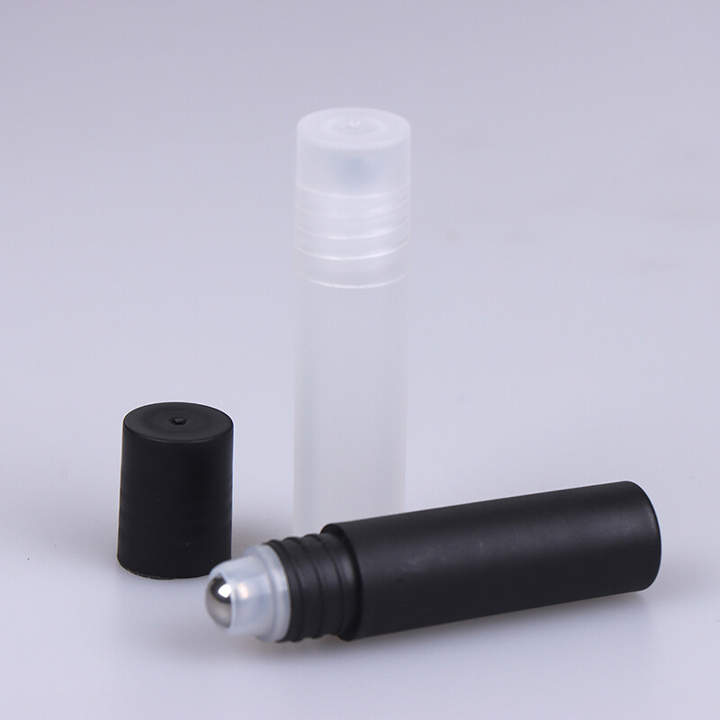 Ruing 5ml cuộn nhựa-on Nước hoa bottlesstainless bi lăn thép container rỗng