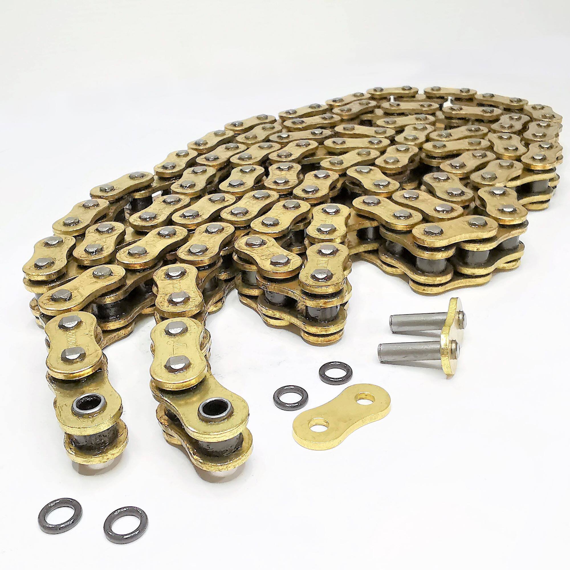 WStandard Golden Chain (O Ring/X Ring/Heavy Duty)[428/520/525/530] Gold