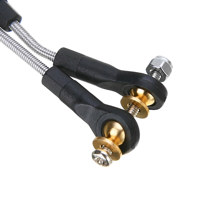 1 Set RC Car Steering Pull Rod Upgrade Part Metal RC Steering Rod ...