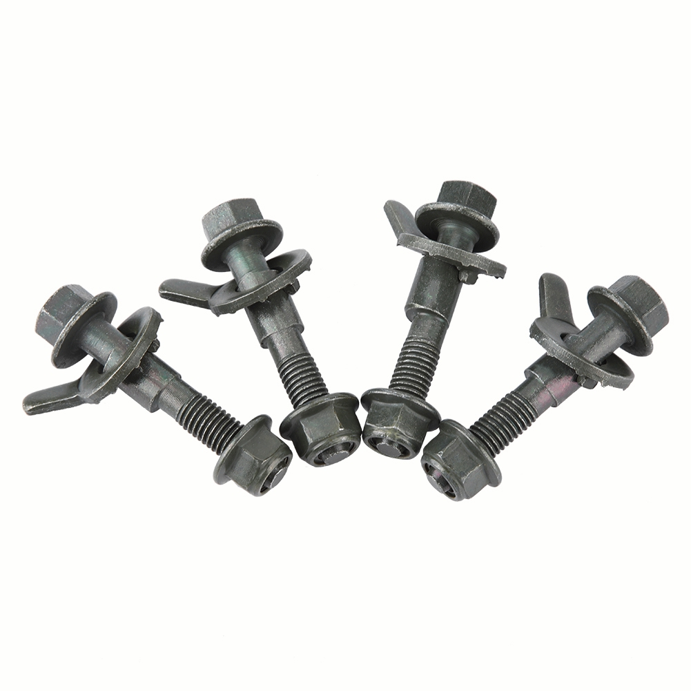 Sweatbuy Bộ 5 Cái Camber Điều Chỉnh Căn Chỉnh Bốn Bánh Bằng Thép Tự Động Cho Xe Hơi 12Mm Bu Lông Cam