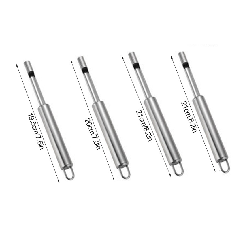 Dụng Cụ Lấy Lõi Trái Cây, Bộ 4 Dụng Cụ Lấy Lõi Và Lấy Lõi Đa Năng, Dụng Cụ Lấy Lõi Bằng Thép Không Gỉ Cho Táo, Lê, Anh Đào, Táo Tàu, Chà Là Đỏ Trở Lên Với Lưỡi Răng Cưa Sắc Bén