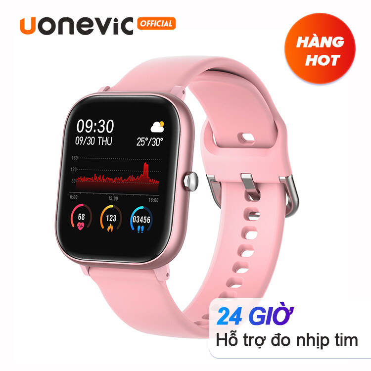 Đồng Hồ Thông Minh Uonevic P20a 1.4 Inch IPX HD Chống Nước Đồng Hồ Thông Minh Thể Thao Cho IOS Android for Men with GTS Touch Health Tracking for Xiaomi